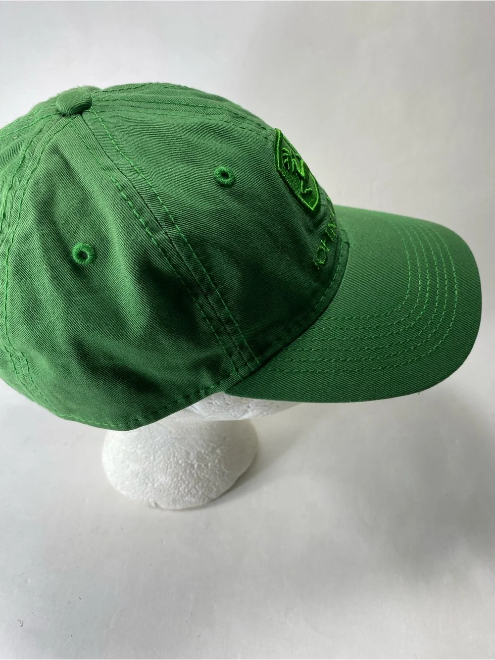 John Deere Green Baseball Style Embroidered Logo Cotton Hat - Unisex